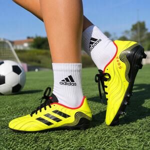 Adidas Copa Sense.4 FG Soccer Cleats Solar Yellow Black Women's US 5 GZ1375